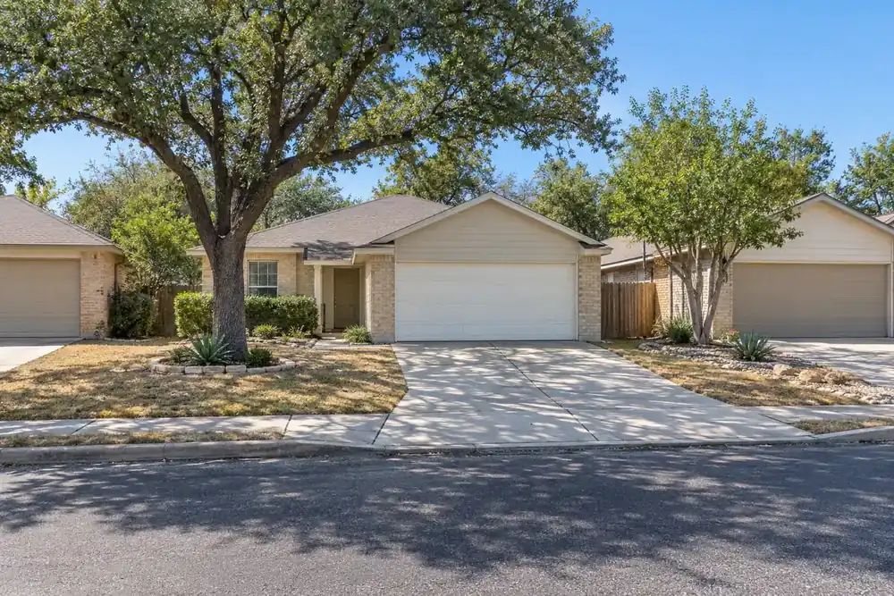 Illustration of a typical residential street in the Leon Valley, TX area